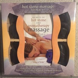🆕 Hot stone massage book & kit New in box